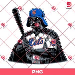 Darth Vader New York Mets PNG, Star Wars MLB Baseball Player PNG