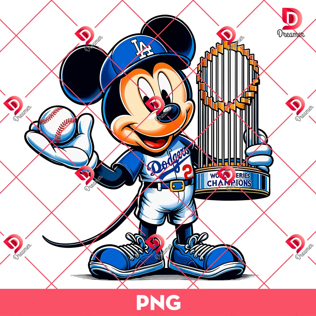 Bundle Mickey Mouse LA Dodgers PNG, Los Angeles Dodgers Disney Friends PNG Bundle, Mickey Baseball PNG 14 Disney Mickey Mouse Los Angeles Dodgers PNG, LA Dodgers World Series Champions 2026 PNG