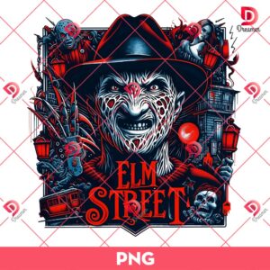 Freddy Krueger Elm Street PNG, Horror Killers PNG, Halloween Scary Movies PNG