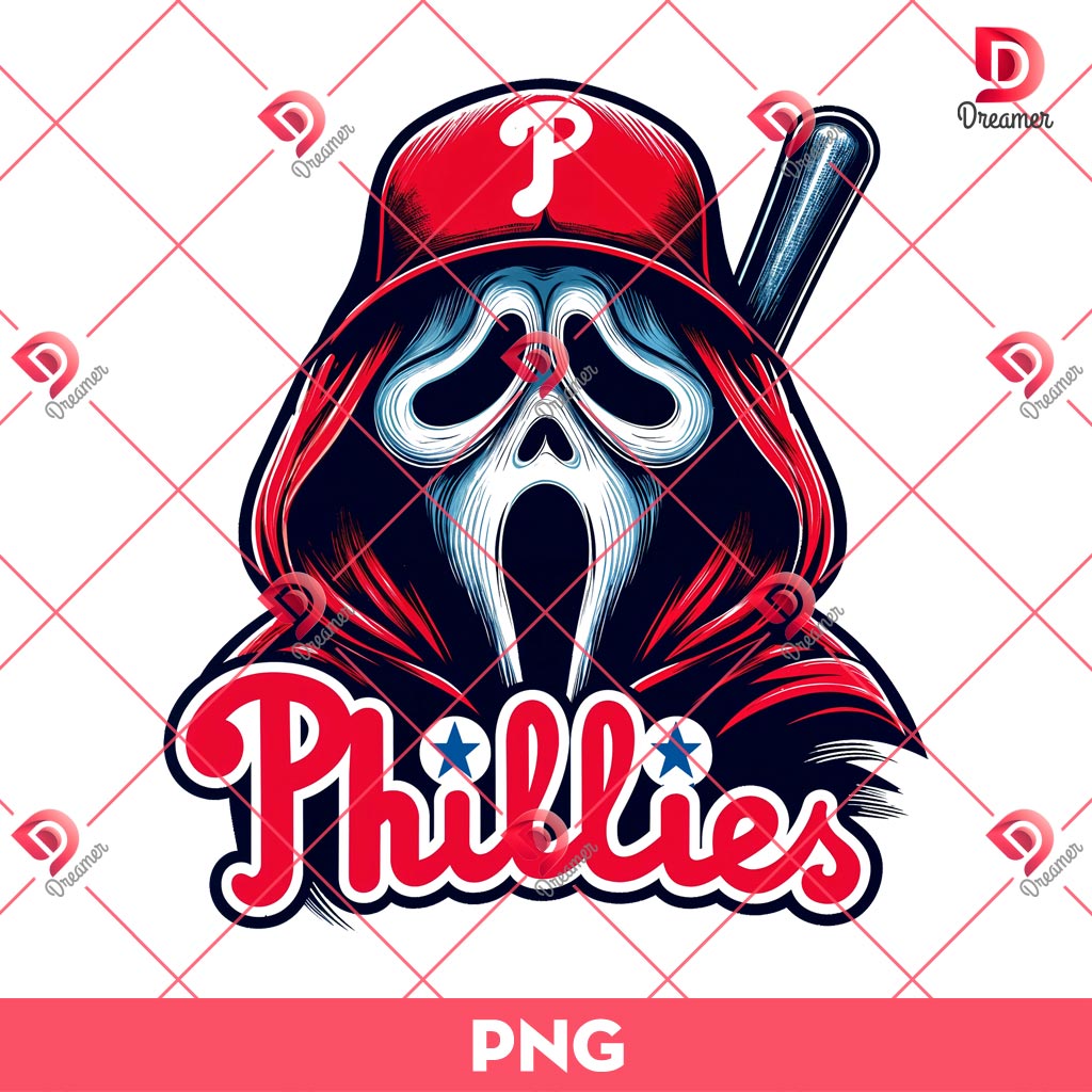 Ghostface Scream Philadelphia Phillies Baseball PNG, Horror Killers Baseball Sport PNG 1 Ghostface Scream Philadelphia Phillies Baseball PNG, Horror Killers Baseball Sport PNG