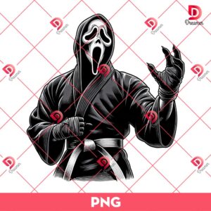 Ghostface Wearing Black Jitsu Gi PNG, Horror Ghostface Scream PNG 9 Ghostface Wearing Black Jitsu Gi PNG, Horror Ghostface Scream PNG