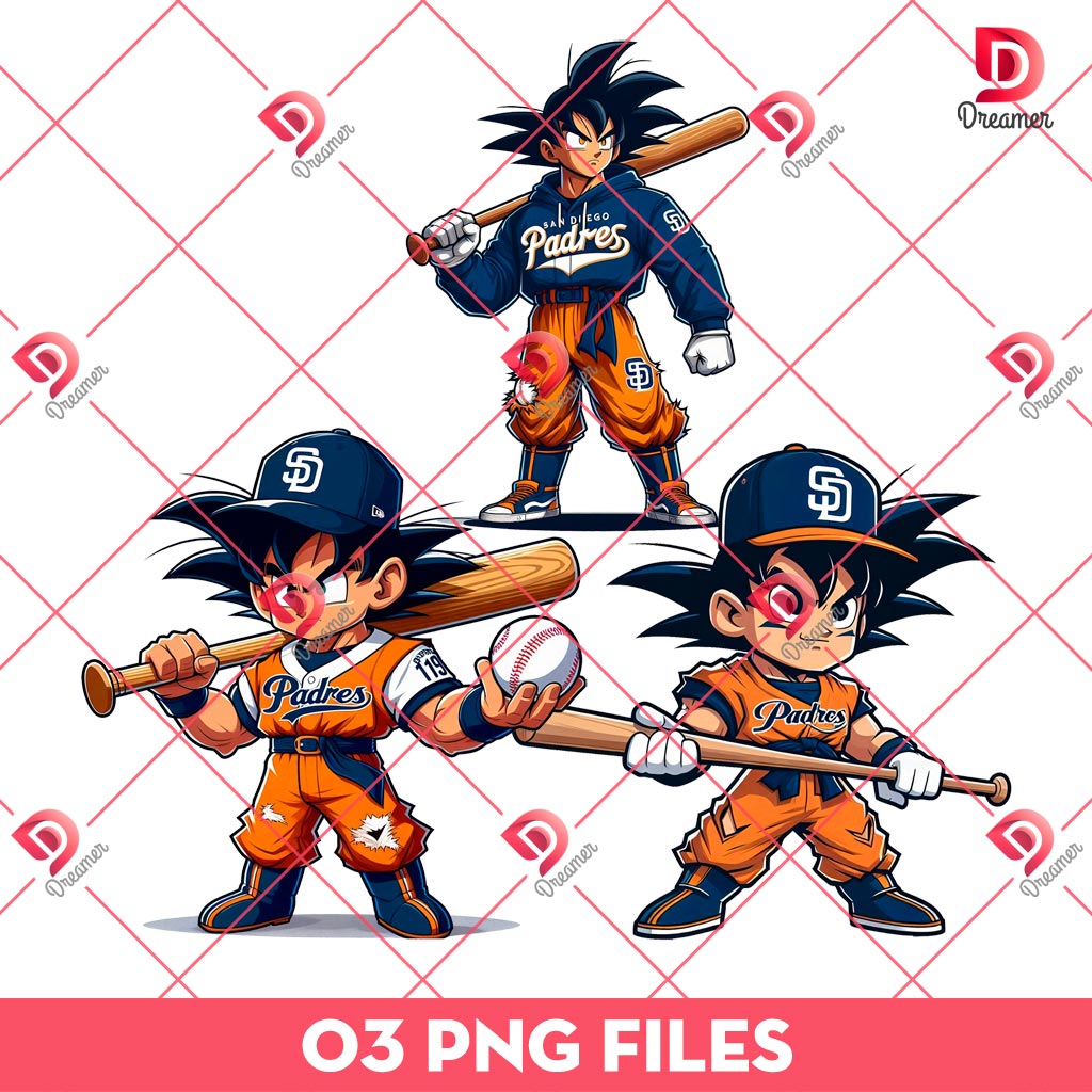 Goku San Diego Padres Player PNG, Goku MLB Baseball SD Padres Team PNG 1 Goku San Diego Padres Player PNG, Goku MLB Baseball SD Padres Team PNG