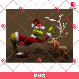 Grinch And Reindeer PNG, Grinch Clipart PNG
