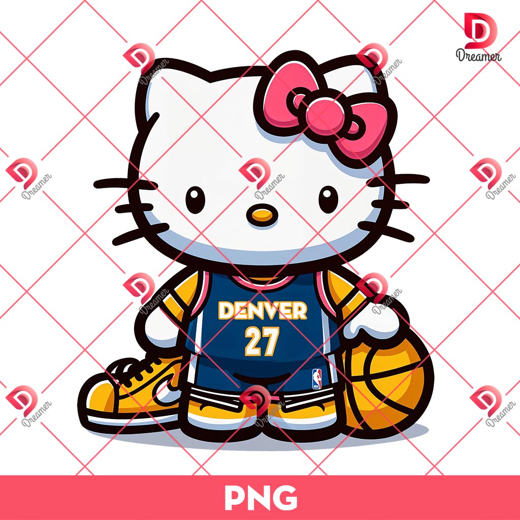 Hello Kitty Denver Nuggets PNG, Hello Kitty NBA Basketball Player PNG 1 Hello Kitty Denver Nuggets PNG, Hello Kitty NBA Basketball Player PNG