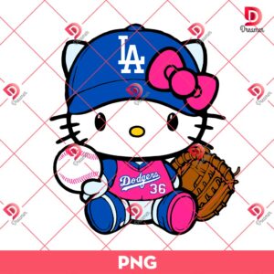 80+ Hello Kitty Los Angeles Dodgers PNG, All Designs LA Dodgers Hello Kitty by SVG Dreamer 147 Pink Hello Kitty Los Angeles Dodgers Player PNG, Kitty Baseball Dodgers PNG