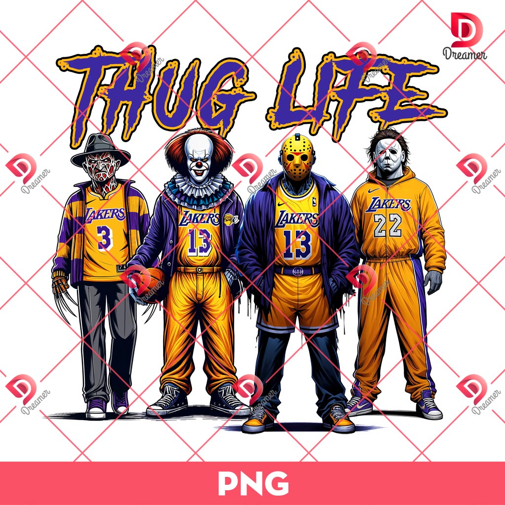 Horror Killers Thug Life Los Angeles Lakers PNG, Horror Characters Basketball PNG 1 Horror Killers Thug Life Los Angeles Lakers PNG, Horror Characters Basketball PNG