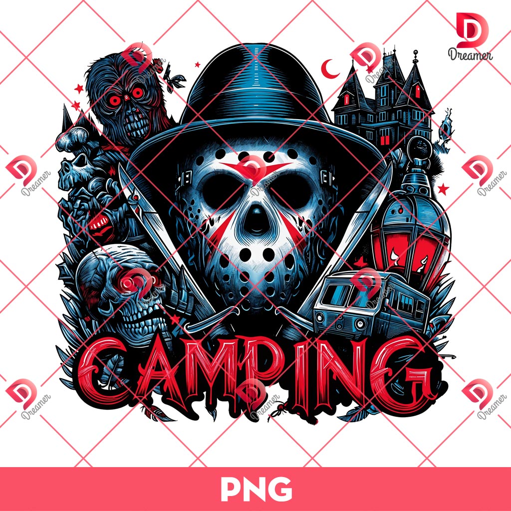 Jason Voorhees Camping PNG, Horror Killers PNG, Halloween Scary Movies Character PNG 1 Jason Voorhees Camping PNG, Horror Killers PNG, Halloween Scary Movies Character PNG