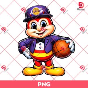 Jollibee Los Angeles Lakers PNG, Jollibee NBA Basketball PNG