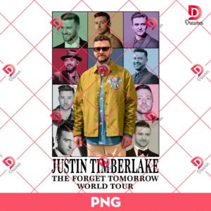 Justin Timberlake 2024 PNG, The Forget Tomorrow World PNG