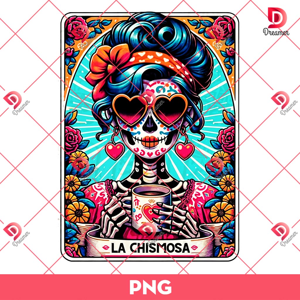 La Chismosa Tarot Card PNG, Chismosa Halloween Card PNG 1 La Chismosa Tarot Card PNG, Chismosa Halloween Card PNG