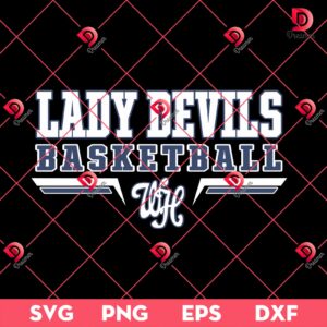 Lady Devils Basketball SVG PNG
