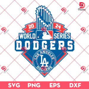Los Angeles Dodgers World Series Champions 2024 SVG, Dodgers 2024 SVG PNG