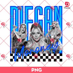 Megan Moroney PNG, Western Country Music Checkered PNG