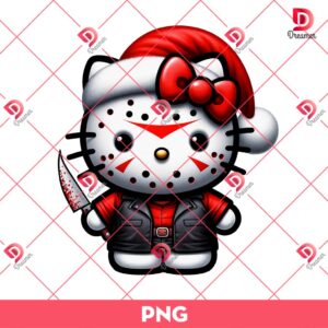 Bundle Hello Kitty Horror Killers Halloween PNG, Hello Kitty Horror Friends Movie PNG Bundle 46 Merry Christmas Hello Kitty Jason Voorhees PNG, Horror Kitty Christmas PNG