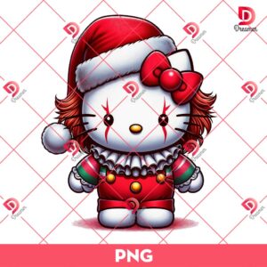 Bundle Hello Kitty Horror Killers Halloween PNG, Hello Kitty Horror Friends Movie PNG Bundle 53 Merry Christmas Hello Kitty Pennywise PNG, Horror Kitty Christmas PNG