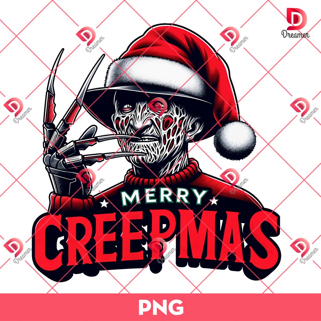 Merry Creepmas Freddy Krueger PNG, Killer Christmas PNG, Horror Character Merry Christmas PNG 1 Merry Creepmas Freddy Krueger PNG, Killer Christmas PNG, Horror Character Merry Christmas PNG