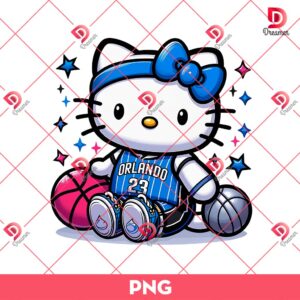 Orlando Magic Hello Kitty Player PNG, Hello Kitty NBA Basketball PNG
