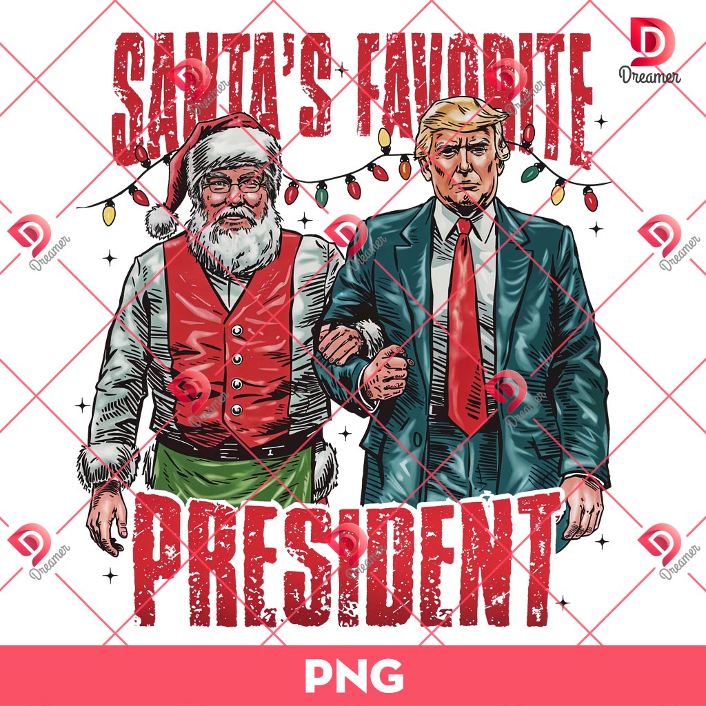 Retro Christmas Santas Favorite President PNG, Vintage Christmas Trump And Santa Claus PNG 1 Retro Christmas Santas Favorite President PNG, Vintage Christmas Trump And Santa Claus PNG
