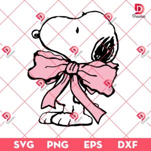 Snoopy Coquette SVG PNG EPS DXF