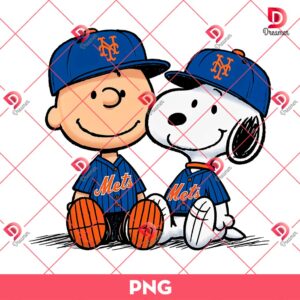Snoopy New York Mets PNG, NY Mets Baseball Peanuts Cartoon PNG, Snoopy And Charlie Brown Baseball PNG