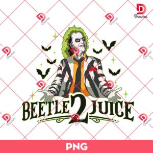 Vintage Beetlejuice 2 Movie PNG, Beetlejuice Halloween Movie PNG
