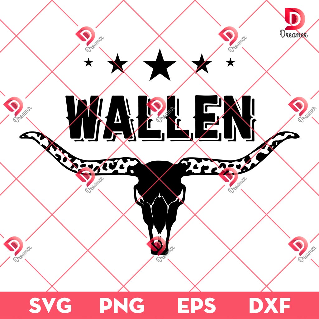 Wallen SVG PNG, Leopard Bull Skull SVG PNG, Country Western SVG PNG 1 Wallen SVG PNG, Leopard Bull Skull SVG PNG, Country Western SVG PNG