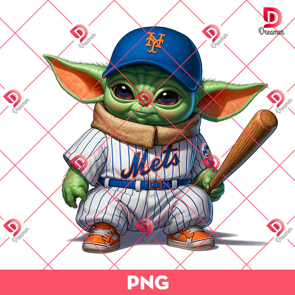 Yoda Star Wars NY Mets Baseball PNG, Baby Yoda Baseball New York Mets Player PNG 1 Yoda Star Wars NY Mets Baseball PNG, Baby Yoda Baseball New York Mets Player PNG