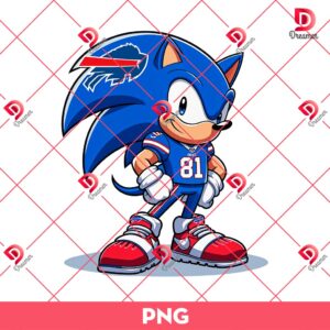 Buffalo Bills Sonic PNG, Sonic Buffalo Bills NFL Football PNG