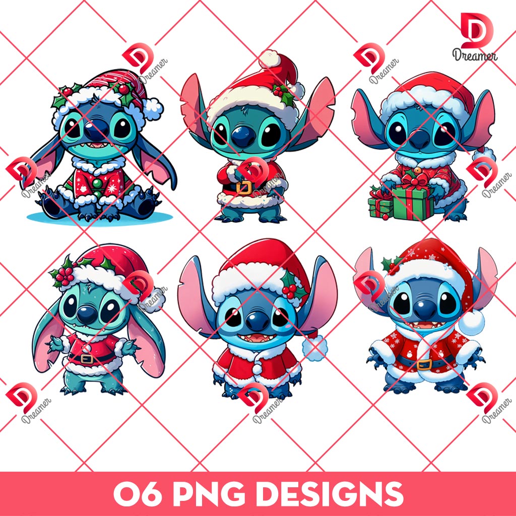 Bundle Stitch Merry Christmas PNG, Stitch Xmas Santa PNG Bundle 1 Bundle Stitch Merry Christmas PNG, Stitch Xmas Santa PNG Bundle