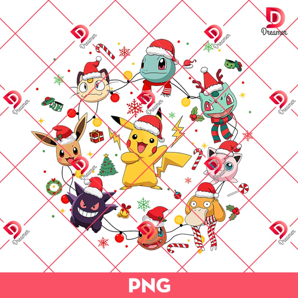 Christmas Cartoon Pokemon PNG, Pokemon Merry Christmas PNG 1 Christmas Cartoon Pokemon PNG, Pokemon Merry Christmas PNG