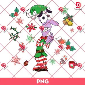 Christmas Fear Inside Out PNG, Disney Movie Christmas PNG