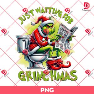 Christmas Green Means Guy PNG, Just Waiting For Christmas PNG