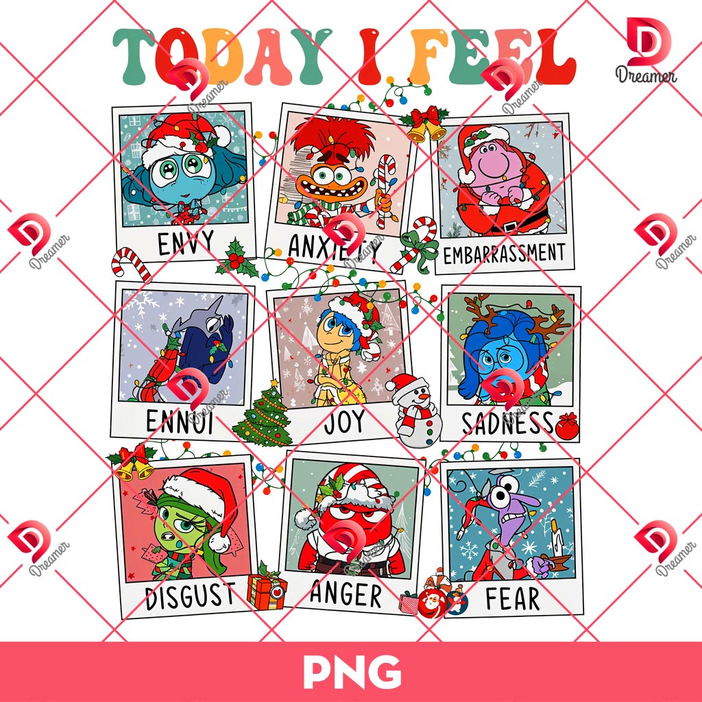 Christmas Inside Out Today I Feel PNG, Inside Out Christmas PNG 2 Christmas Inside Out Today I Feel PNG, Inside Out Christmas PNG