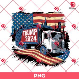 Donald Trump Garbage Truck PNG, Donald Trump T Shirt PNG
