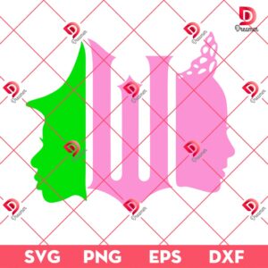Elphaba And Glinda SVG PNG, Elphaba Wicked PNG SVG, Glinda Wicked SVG PNG