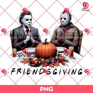 Friendsgiving PNG, The Boys Of Fall PNG, Horror Killers Thanksgiving PNG