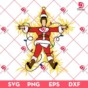 Funny Santa Clark Grisworld SVG PNG, Funny Merry Christmas Santa Lights Christmas SVG PNG