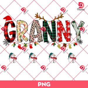 Granny Christmas PNG