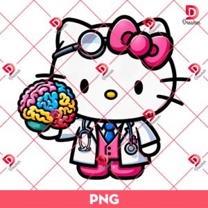 Hello Kitty Doctor Neurologist PNG, Hello Kitty In Hospital PNG