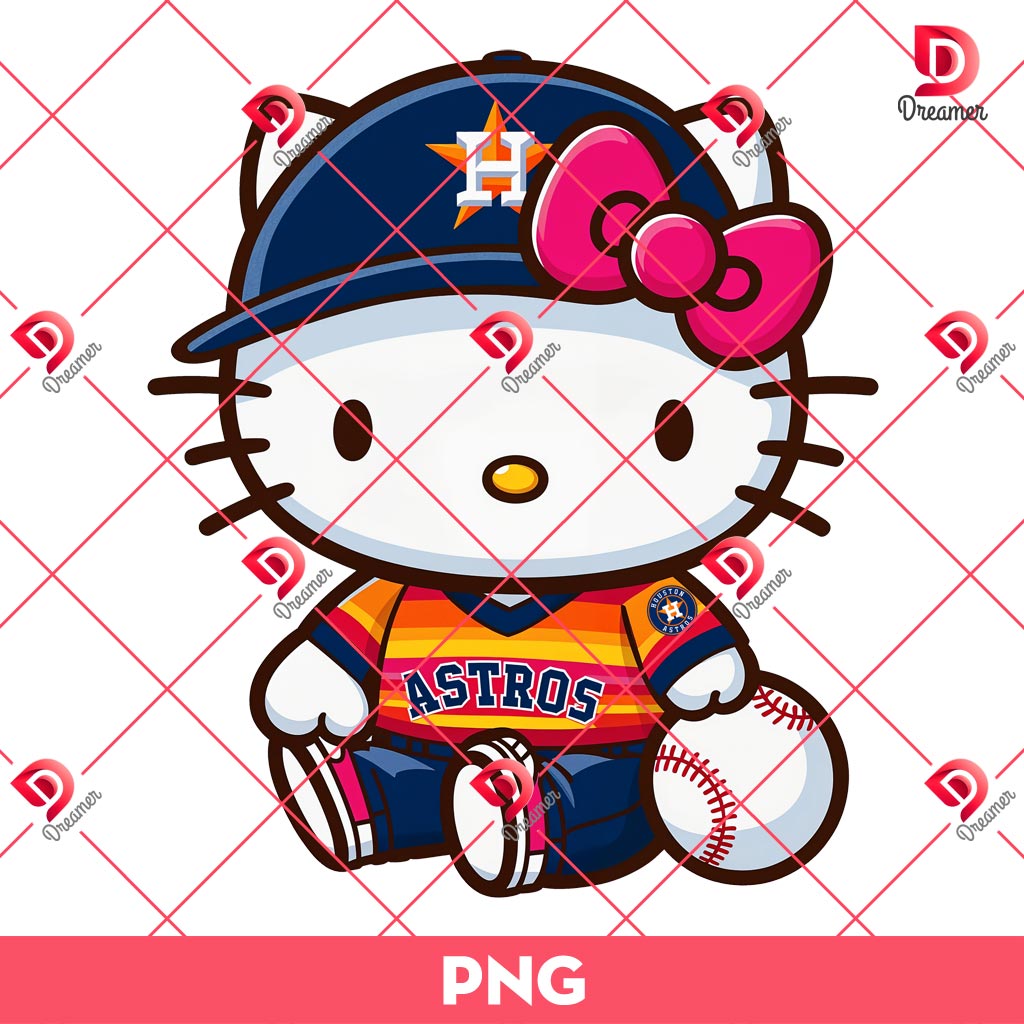 Hello Kitty Houston Astros Player PNG, MLB Baseball Hello Kitty Astros PNG 1 Hello Kitty Houston Astros Player PNG, MLB Baseball Hello Kitty Astros PNG