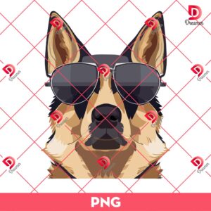 Illustration Graphic Of German Shepherd Dog PNG