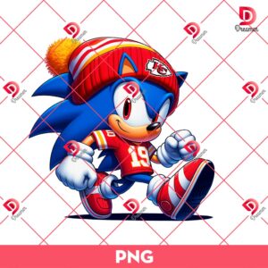 Kansas City Chiefs Sonic PNG, Sonic Chiefs NFL Football PNG