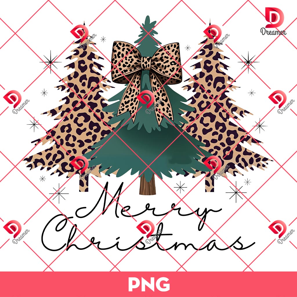 Leopard Print Christmas Tree PNG, Leopard Print Merry Christmas PNG 1 Leopard Print Christmas Tree PNG, Leopard Print Merry Christmas PNG