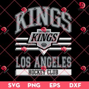 Los Angeles Kings NHL SVG PNG, LA Kings Hockey Club PNG SVG EPS DXF