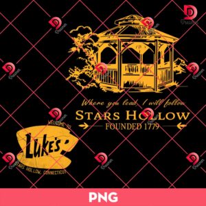 Luke's Where You Lead I Will Follow Stars Hollow PNG
