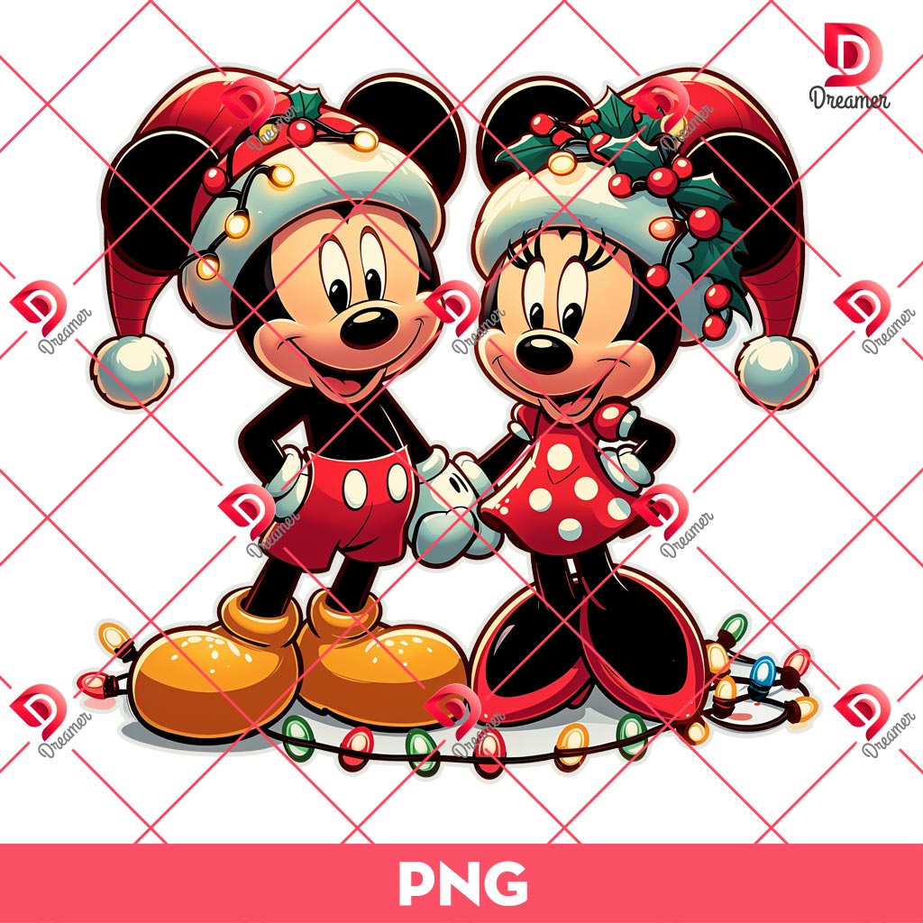 Mickey Minnie Christmas PNG, Disney Mouse Friends Christmas 2024 PNG 2 Mickey Minnie Christmas PNG, Disney Mouse Friends Christmas 2024 PNG