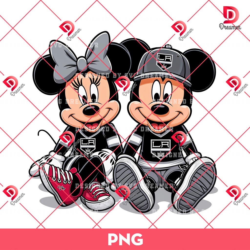 Minnie Mickey Los Angeles Kings PNG, Disney Mickey Minnie NHL Hockey PNG 2 Minnie Mickey Los Angeles Kings PNG, Disney Mickey Minnie NHL Hockey PNG