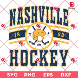 Nashville Hockey 1998 SVG PNG EPS DXF
