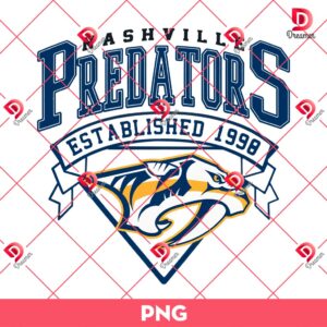 Nashville Predators EST 1998 PNG, Nashville Predators Hockey Team PNG