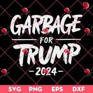 Proud Maga Garbage Trump 2024 SVG PNG, Garbage For Trump 2024 SVG